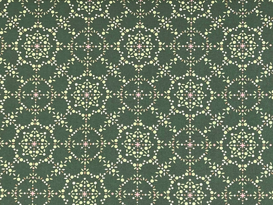 stoff-baumwolle-guetermann-ring-a-roses-natural-beauty-blumenkreise-mandala-gruen