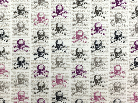 stoff-baumwolle-lost-and-found-halloween-skull-purple