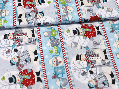 Cotton Fabric - All Bundled Up Checkers