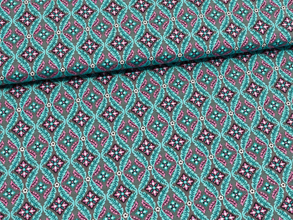 Patchworkstoff - Baumwolle Stoff - Lottie in buntem Design zum Patchwork baumwolle stoff kaufen.