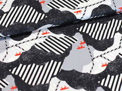 Cotton Fabric - All Bundled Up Checkers