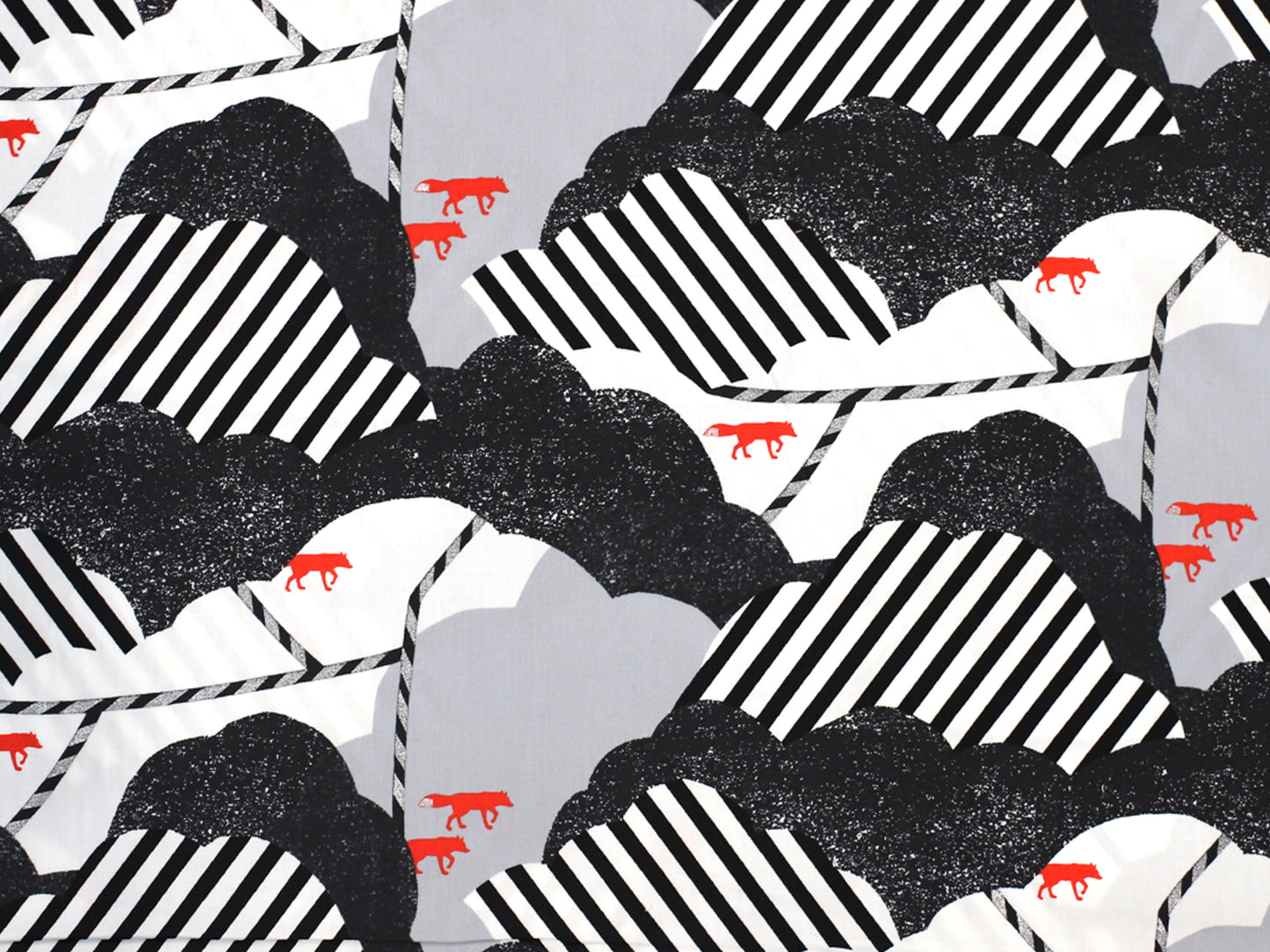 Cotton Fabric - All Bundled Up Checkers