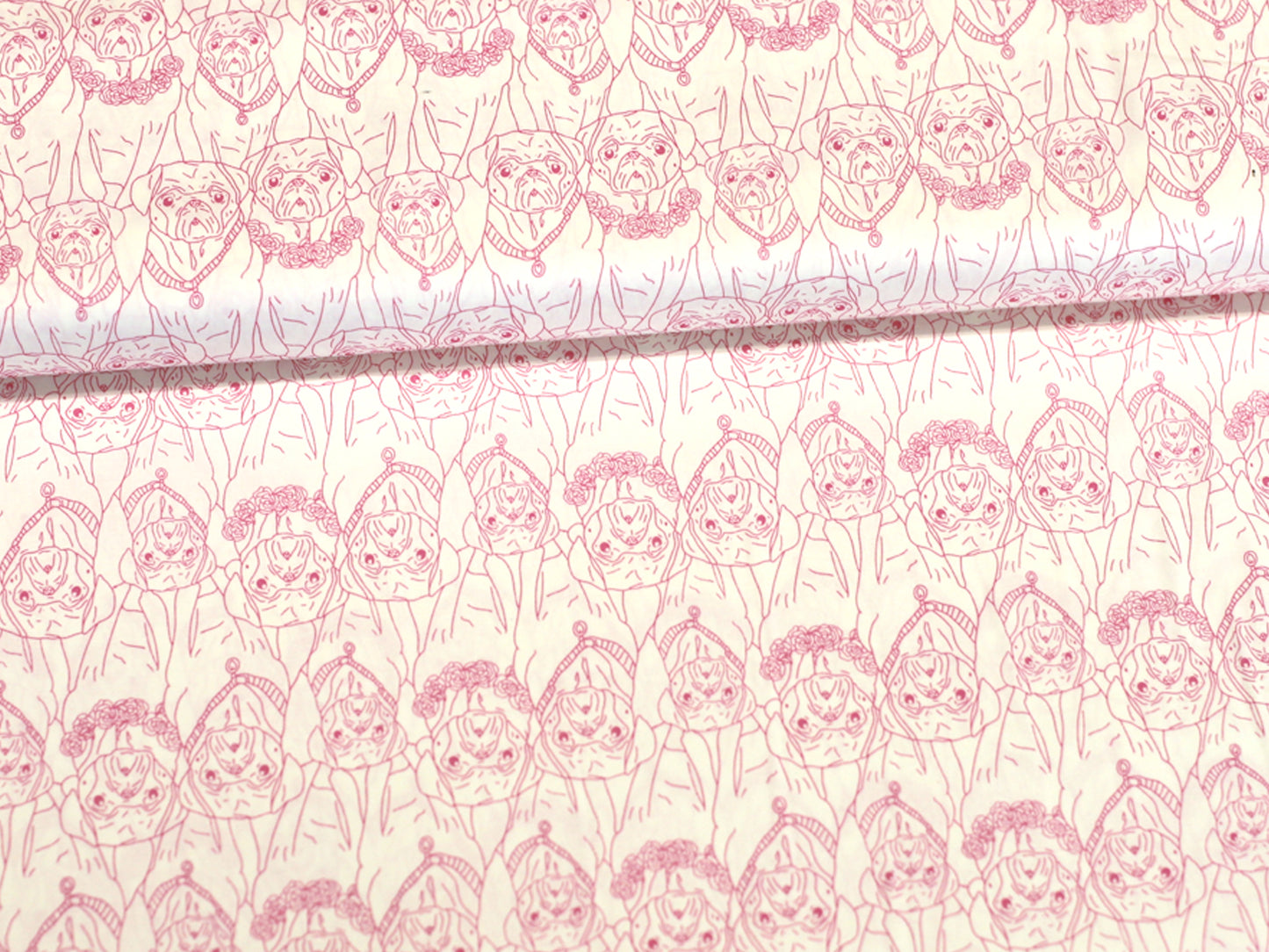 Patchworkstoff - Baumwolle Stoff - Joie de Vivre Pug