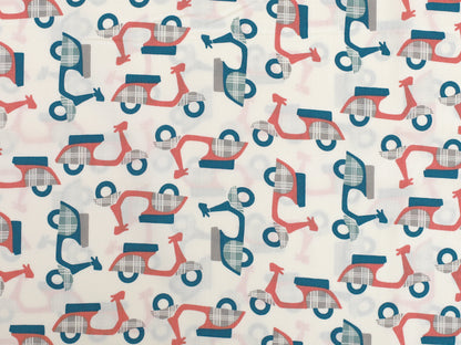 Patchworkstoff - Baumwolle Stoff -  Mod Squad, Cream-Coral