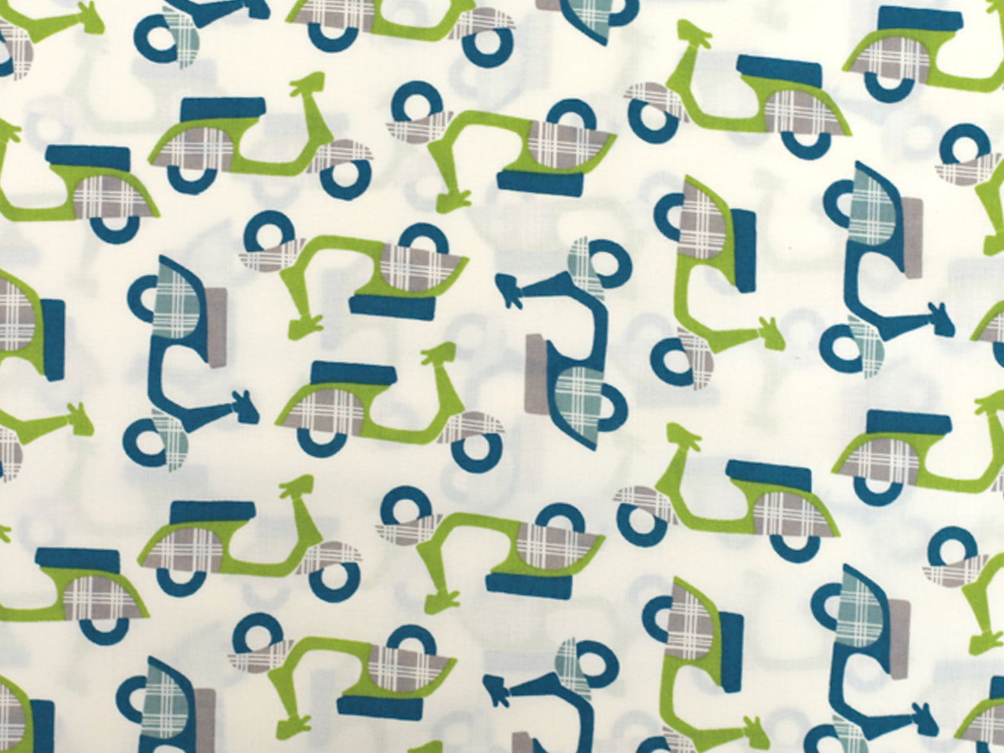 Patchworkstoff - Baumwolle Stoff -  Mod Squad, Cream-Green