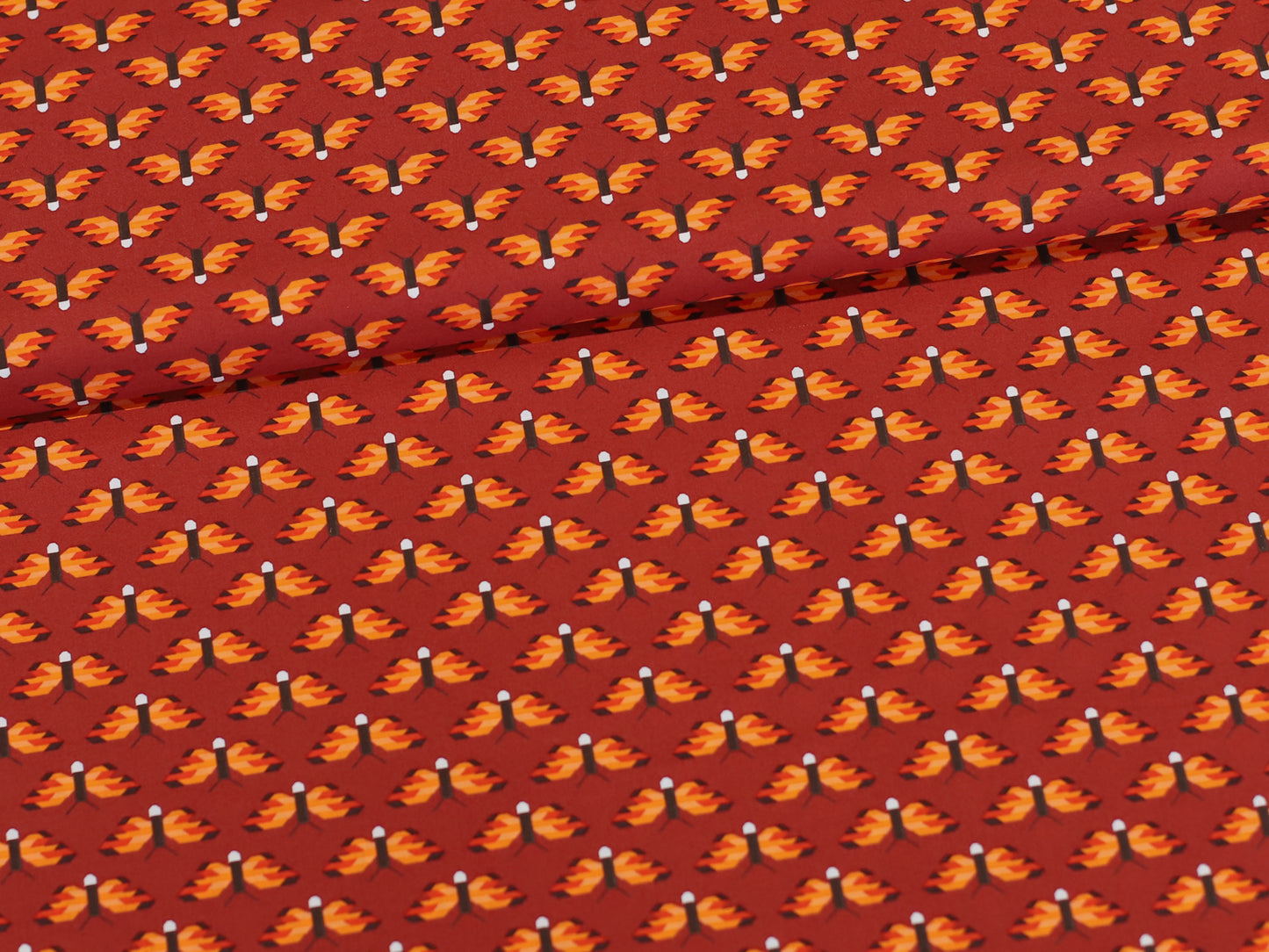 Patchworkstoff - Baumwolle Stoff - Pacific Red