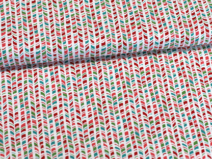 Cotton Fabric - All Bundled Up Checkers