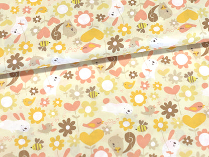Patchworkstoff - Baumwolle Stoff - Sweet Heart Hugs