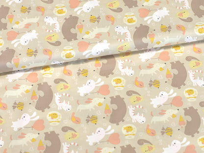 Cotton Fabric - All Bundled Up Checkers