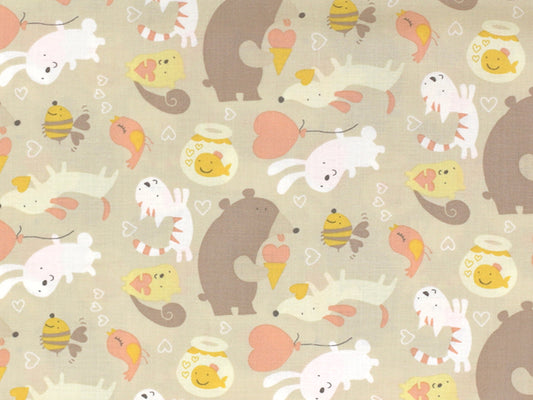 Tissu en coton - Tous les dames emballés