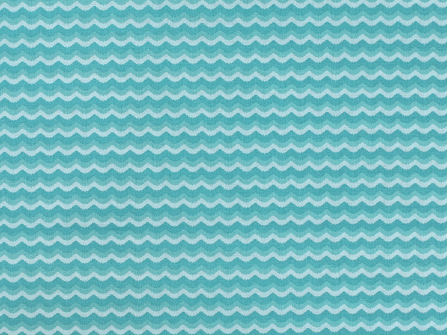 Patchworkstoff - Baumwolle Stoff - Wave in einem hellblauen Wellenmuster auf Baumwollmaterial.