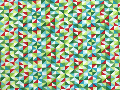 Tissu coton marine - Écureuils