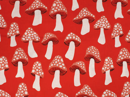 Baumwolle Stoff - Patchworkstoff - Home Sweet Gnome, Toadstool