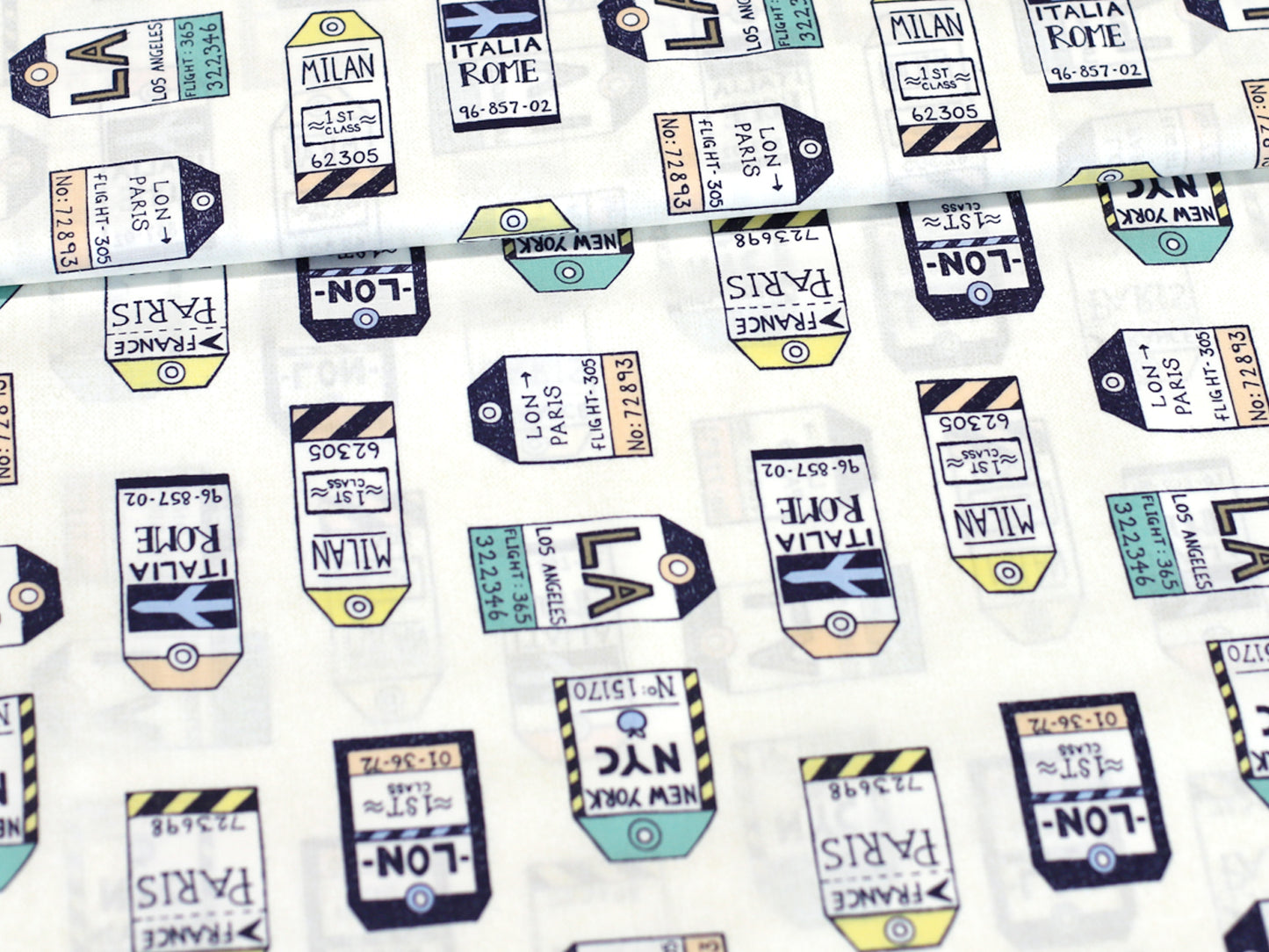 Cotton Fabric - All Bundled Up Checkers