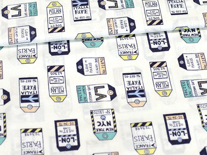 Cotton Fabric - All Bundled Up Checkers