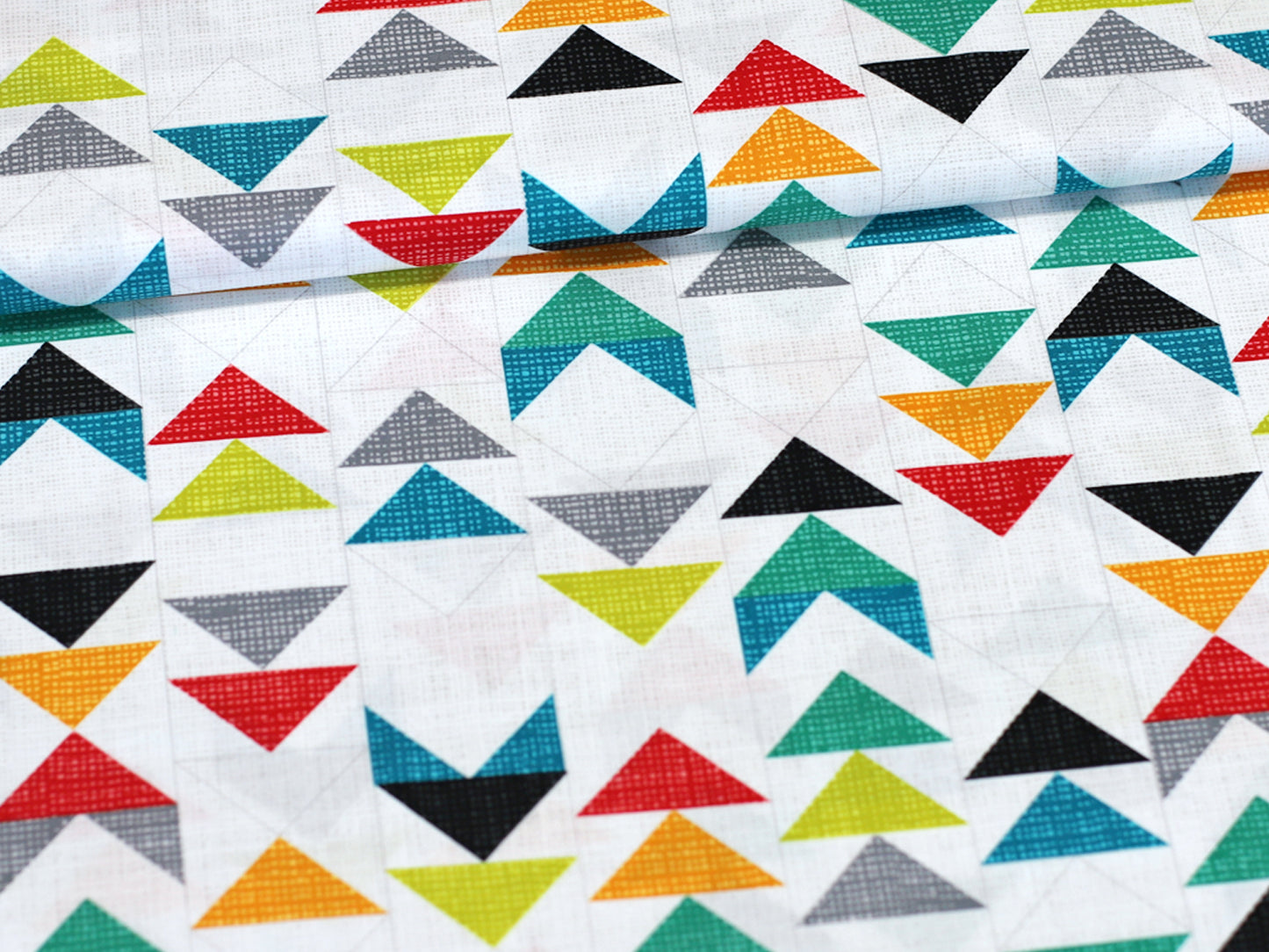 Cotton Fabric - All Bundled Up Checkers