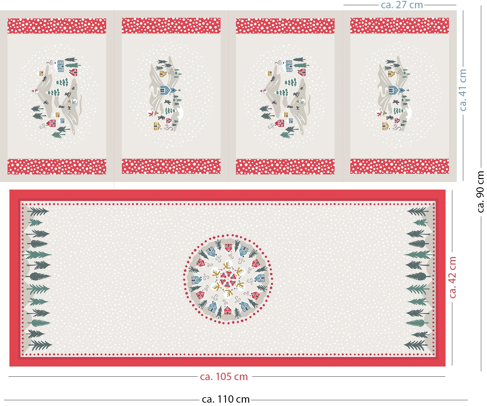 stoff-baumwolle-patchwork-lewis-irene-snow-day-table-centre-placemats-cream-masse