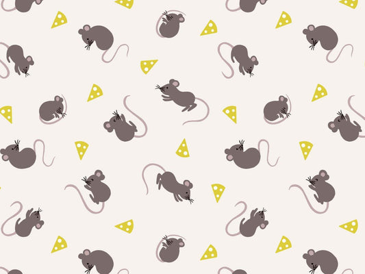 Patchworkstoff - Baumwolle Stoff - Little Things, Mouse