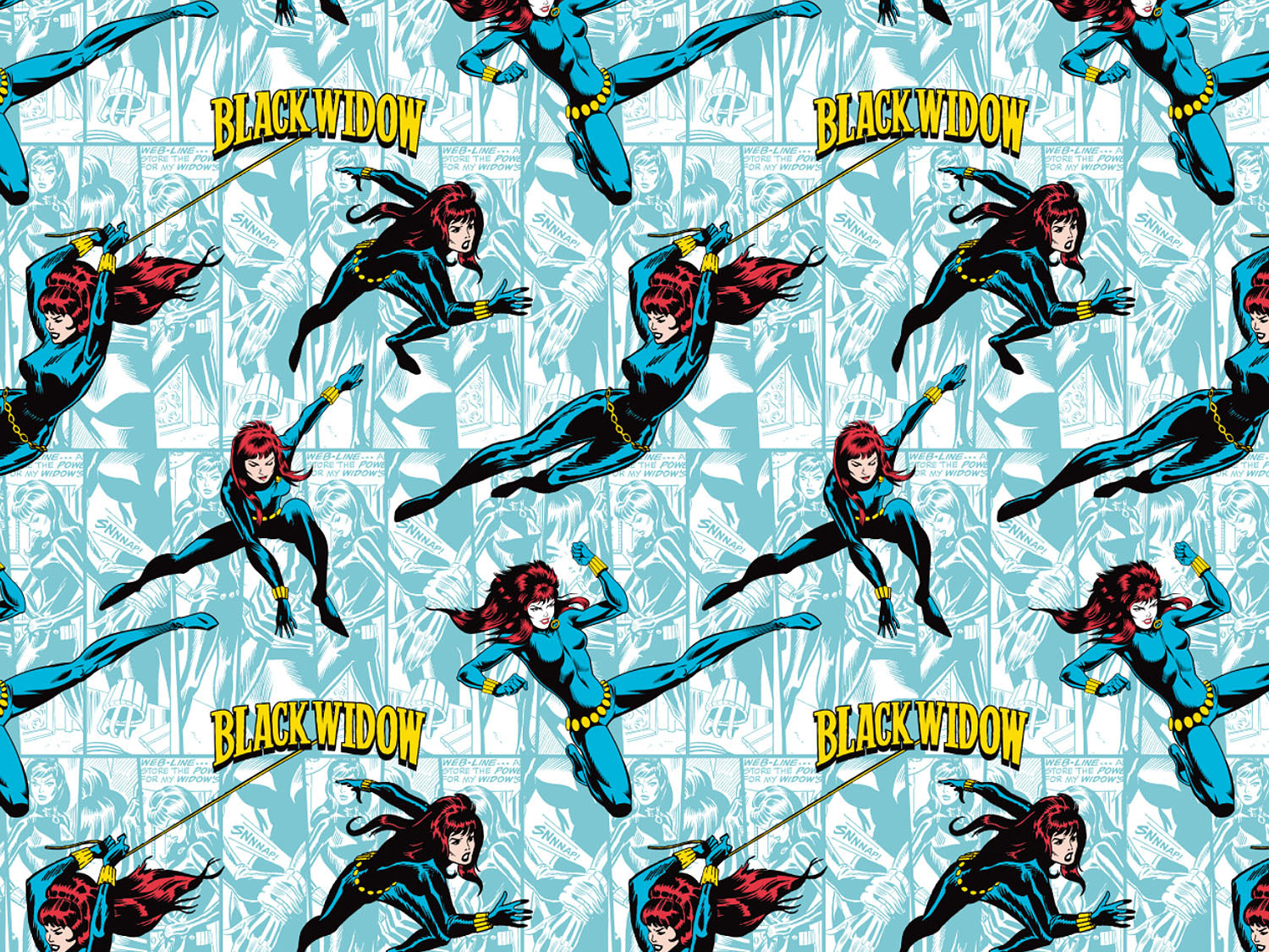 stoff-baumwolle-patchwork-panel-marvel-comics-black-widow-in-tide
