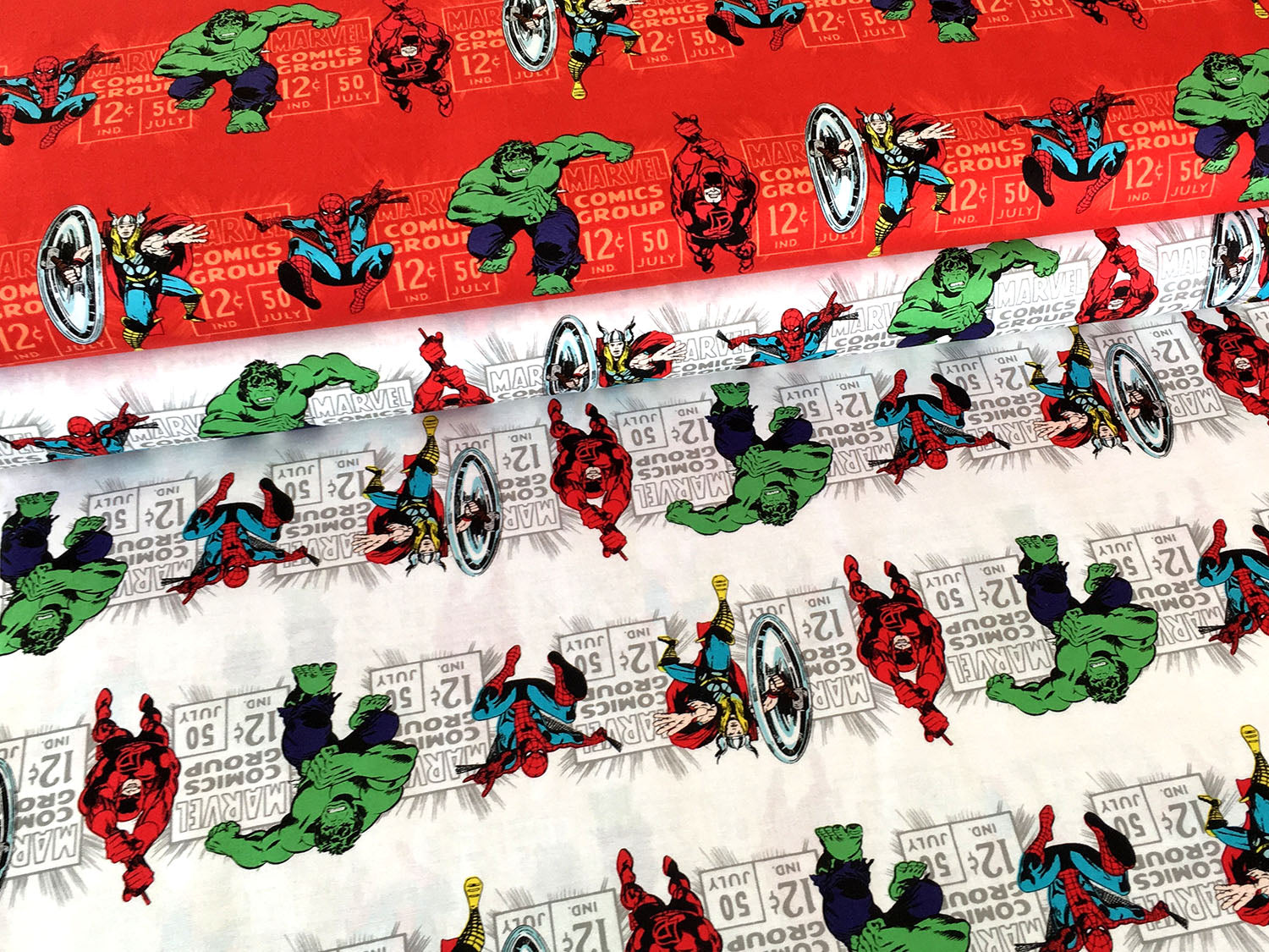 stoff-baumwolle-patchwork-panel-marvel-comics-price-and-hero-stripe