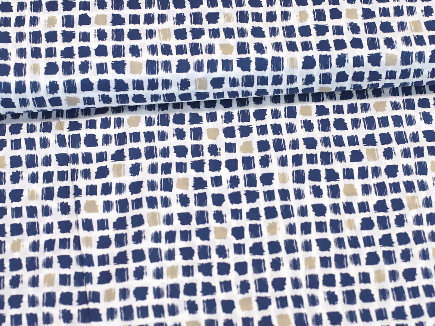 Cotton Fabric - All Bundled Up Checkers