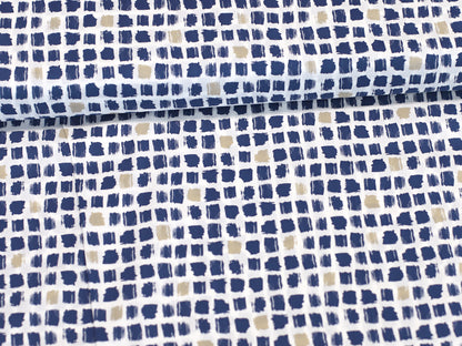 Cotton Fabric - All Bundled Up Checkers