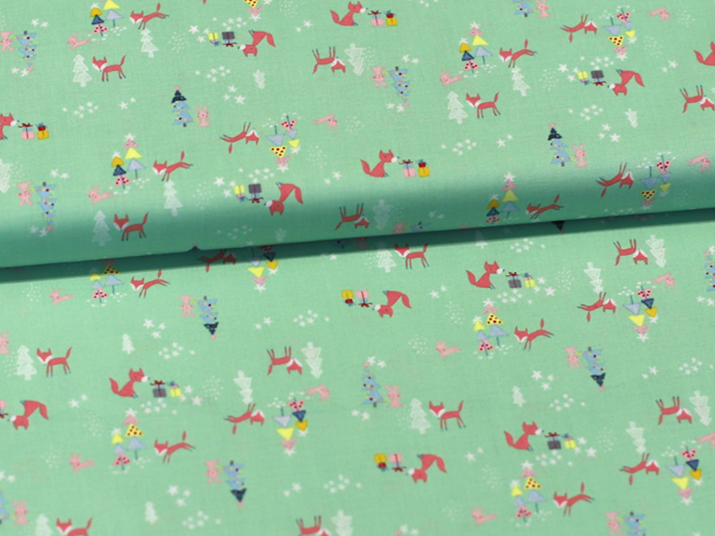 Cotton Fabric - All Bundled Up Checkers