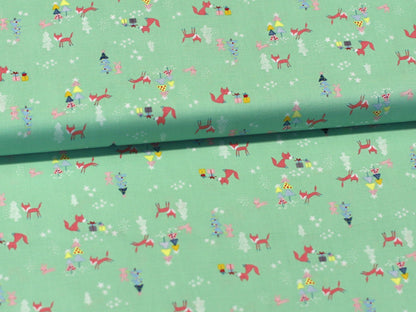 Cotton Fabric - All Bundled Up Checkers