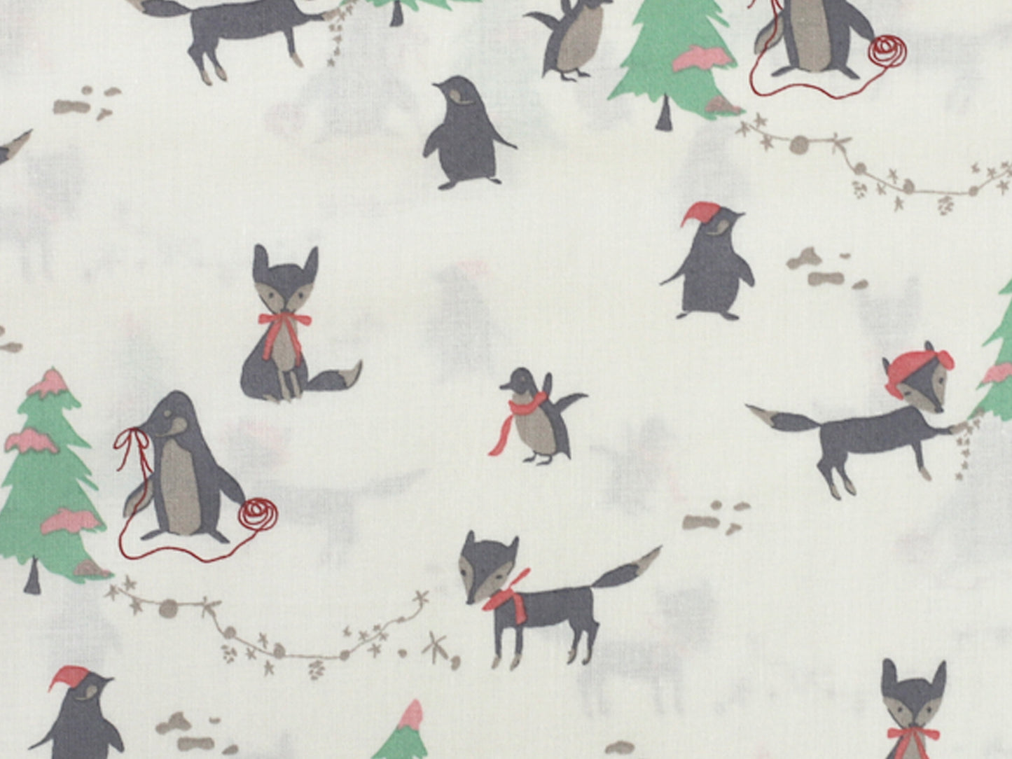 Cotton Fabric - All Bundled Up Checkers