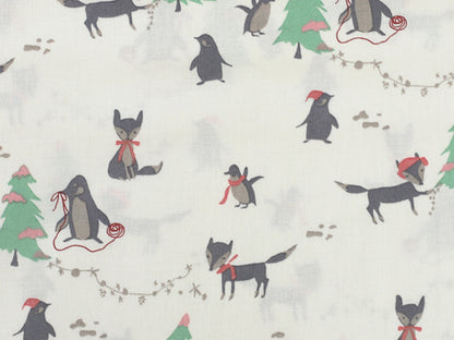 Cotton Fabric - All Bundled Up Checkers