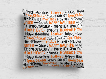 stoff-baumwolle-slub-halloween-herbst-gespenst-geisterstunde-tupfen-orange-woerter-2