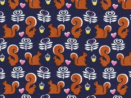stoff-baumwolle-squirrels-navy