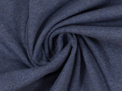 stoff-buendchen-baumwolle-melange-dunkelblau-meliert