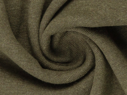 stoff-buendchen-baumwolle-melange-khaki-meliert