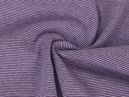 stoff-buendchen-buendchenstoff-baumwolle-ringel-feine-streifen-1-mm-flieder-dunkellila