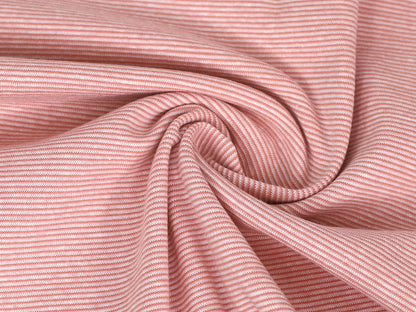 stoff-buendchen-buendchenstoff-im-schlauch-feine-streifen-013-lachsrosa