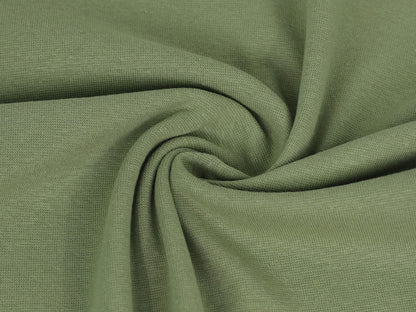 stoff-buendchenstoff-buendchen-im-schlauch-baumwolle-elastisch-einfarbig-uni-027-schilfgruen