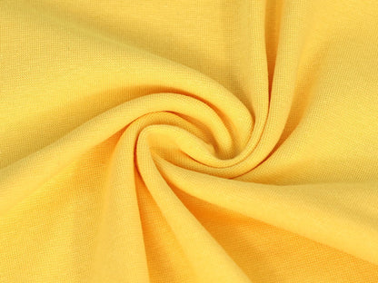 stoff-buendchenstoff-buendchen-im-schlauch-baumwolle-elastisch-einfarbig-uni-035-hellgelb