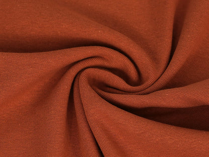 stoff-buendchenstoff-buendchen-im-schlauch-baumwolle-elastisch-einfarbig-uni-056-terracotta