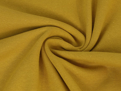 stoff-buendchenstoff-buendchen-im-schlauch-baumwolle-elastisch-einfarbig-uni-134-honiggelb