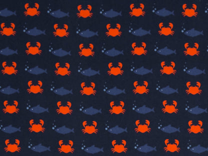 stoff-canvas-swafing-heiner-serie-fisch-und-krabbe-dunkelblau