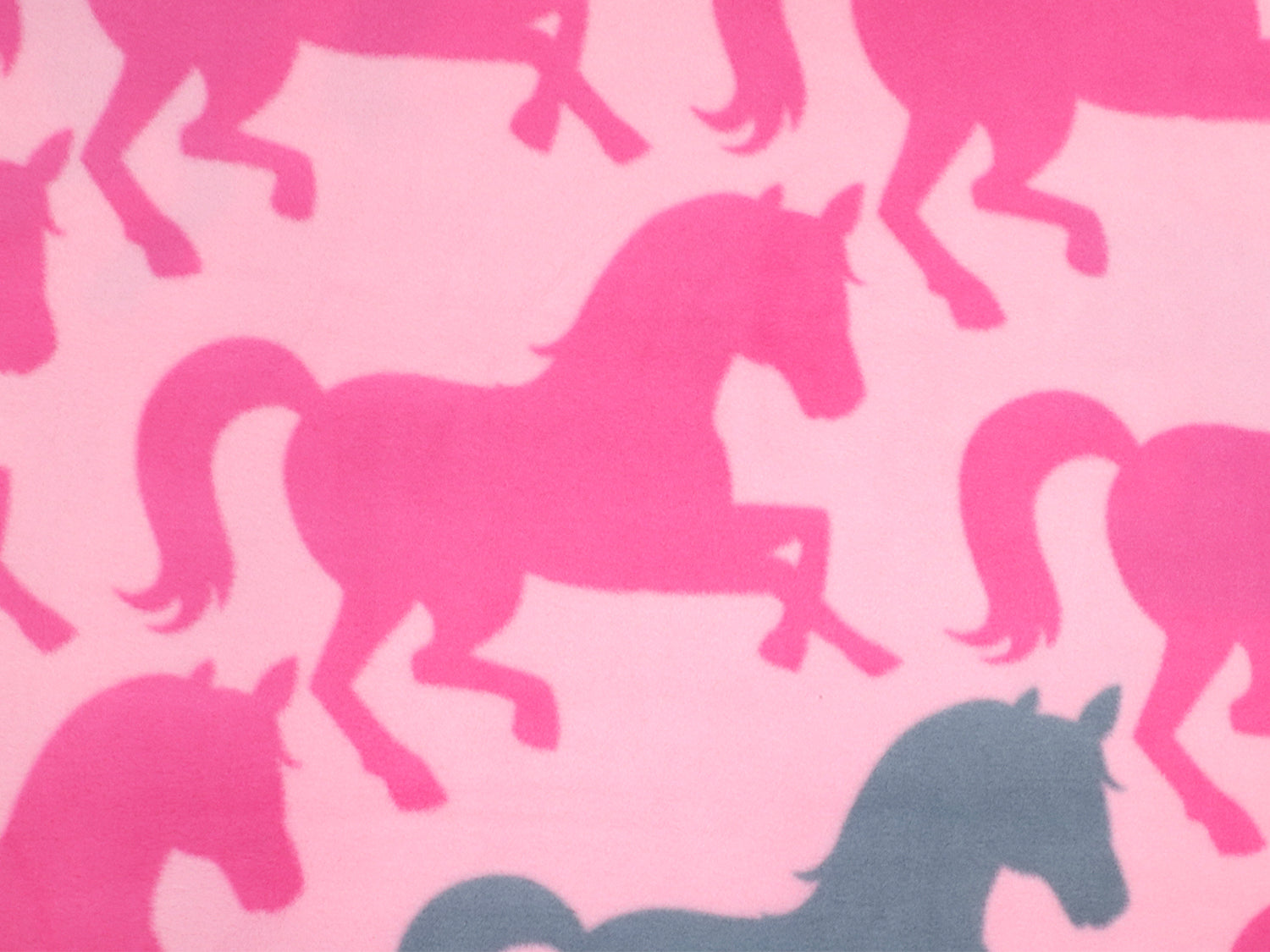 stoff-fleece-pferd-rosa-grau