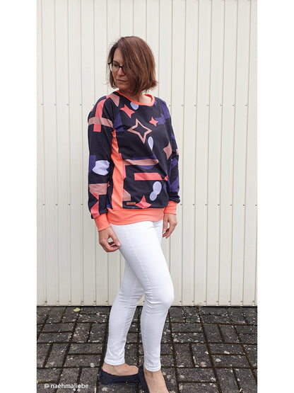 French Terry - Cherry Picking Universe - anthrazit