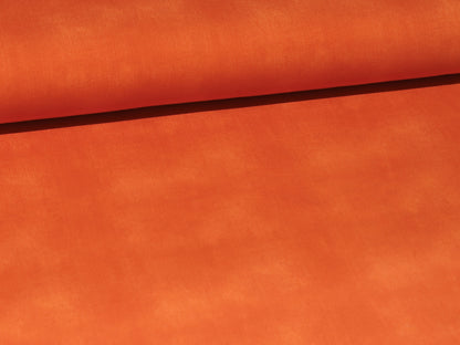 French Terry Stoff - Jeans Optik - orange