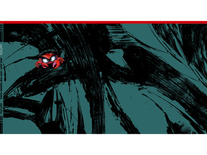 French Terry PANEL - Thorsten Berger - Eddy the Crab design showcasing colorful and artistic crab elements.