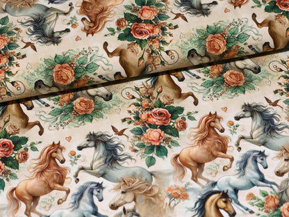 French Terry - Romantic Horse