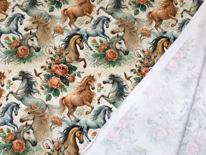 French Terry - Romantic Horse