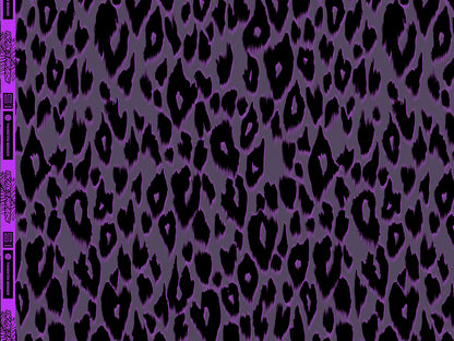 Modal French Terry - Thorsten Berger FLOATING LEO - lila