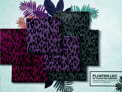 Modal French Terry - Thorsten Berger FLOATING LEO - lila