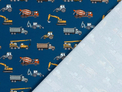 stoff-french-terry-sommersweat-baumwolle-baufahrzeuge-kran-traktor-blau-3